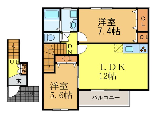 ベロ　クオ－レ豊南の物件間取画像